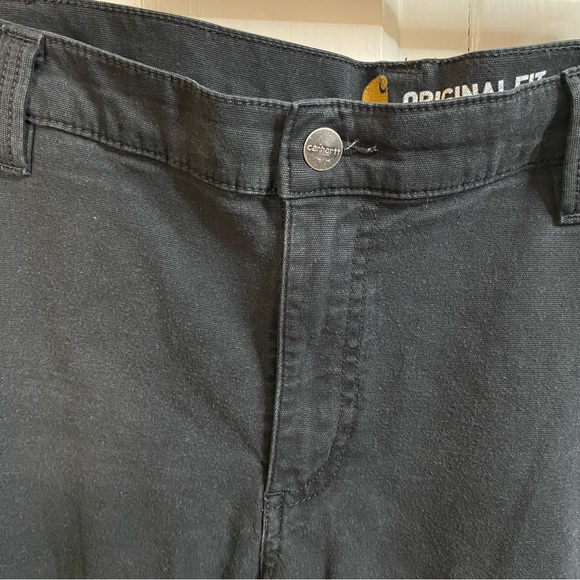 CARHARTT | Original Fit Black Straight Leg Plus Size Pants - Picture 6 of 16